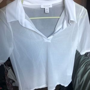 Top Shop Sheer Blouse